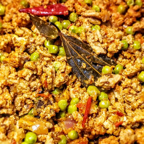 Murgh Keema Matar